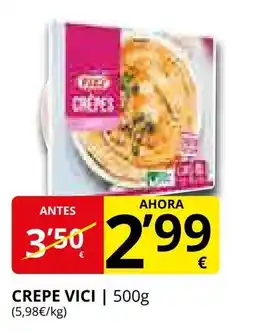 Supermercados MAS VICI Crepe oferta