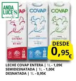 Supermercados MAS Leche covap entera oferta