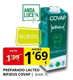 Supermercados MAS COVAP Preparado lacteo bifidus oferta