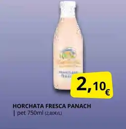 Supermercados MAS Horchata fresca panach oferta