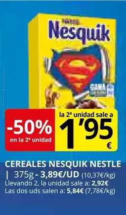Supermercados MAS Cereales chocapic nestle oferta