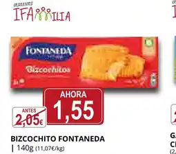 Supermercados MAS FONTANEDA Bizcochito oferta