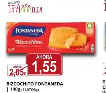 Supermercados MAS FONTANEDA Bizcochito oferta