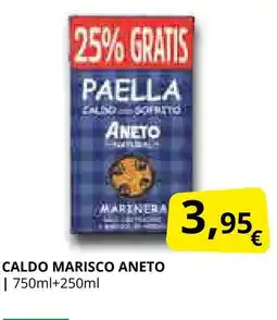 Supermercados MAS ANETO Caldo marisco oferta