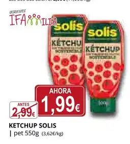 Supermercados MAS SOLIS Ketchup oferta