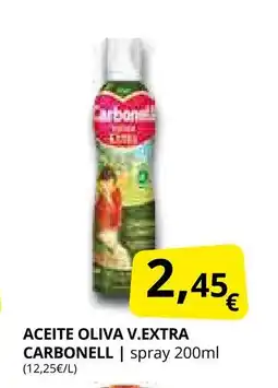 Supermercados MAS CARBONELL Aceite oliva v.extra oferta