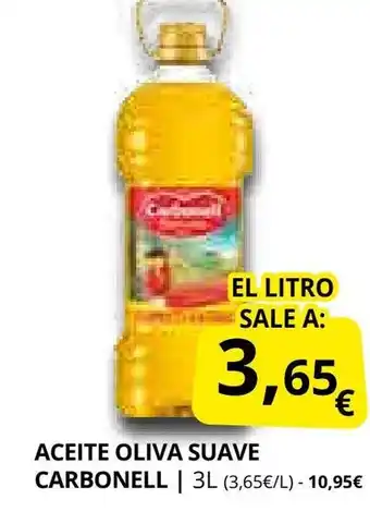 Supermercados MAS CARBONELL Aceite oliva suave oferta
