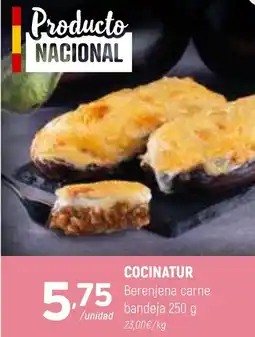 Coviran COCINATUR Berenjena carne bandeja oferta