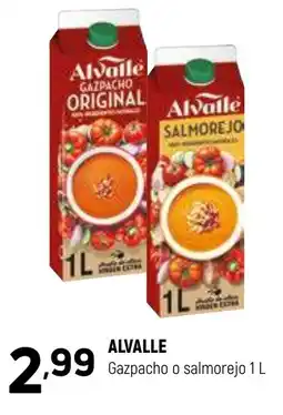 Coviran ALVALLE Gazpacho o salmorejo oferta