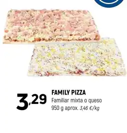 Coviran FAMILY PIZZA Familiar mixta o queso oferta