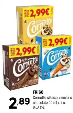 Coviran FRIGO Cornetto clásico, vainilla o chocolate oferta