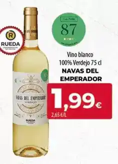 Spar Tenerife Navas del emperador - vino blanco 100% verdejo oferta