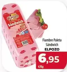 Spar Tenerife Elpozo - fiambre paleta sandwich oferta