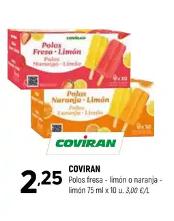 Coviran COVIRAN Polos fresa limón o naranja - limón oferta