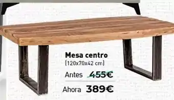 Mubak Mesa centro oferta