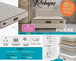 Mubak Colchón oferta