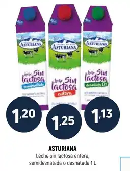 Coviran ASTURIANA Leche sin lactosa entera, semidesnatada o desnatada oferta