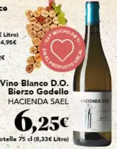 Gadis Blanco - vino d.o. bierzo godello oferta
