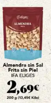 Gadis Ifa eliges - almendra sin sal frita sin piel oferta