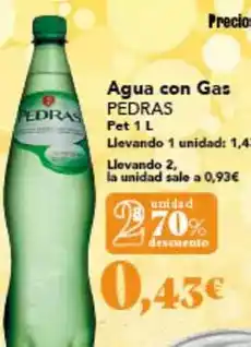 Gadis Pedra - agua con gas oferta