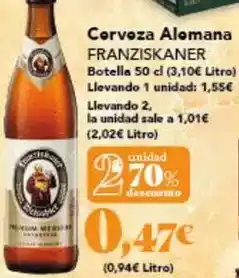 Gadis Franziskaner - cerveza alemana oferta