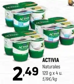 Coviran ACTIVIA Naturales oferta