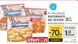 Eroski Dr oetker - en las pizzas ristorante senalizadas oferta