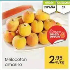 Eroski Melocoton amarillo oferta