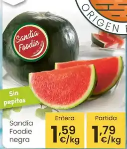 Eroski Sandía foodie negra oferta