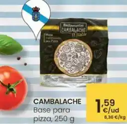 Eroski Cambalache - base para pizza oferta
