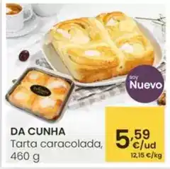 Eroski Da cunha - tarta caracolada oferta