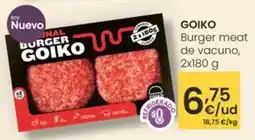 Eroski Goiko - burger meat de vacuno oferta