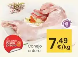 Eroski Conejo entero oferta