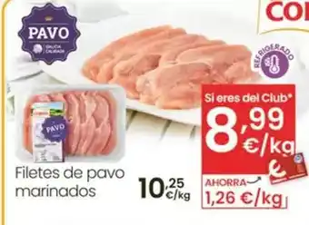 Eroski Coren - filetes de pavo marinados oferta