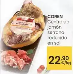 Eroski Coren - centro de jamon serrano reducido en sal oferta