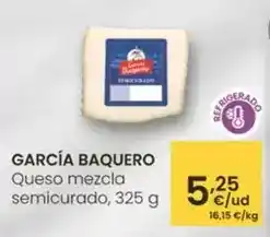 Eroski García baquero - queso mezcla semicurado oferta