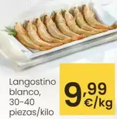 Eroski Langostino blanco oferta