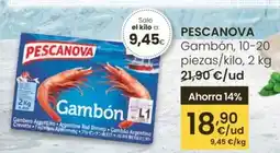 Eroski Pescanova - gambon oferta