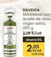 Eroski Daveiga - marineiras con aceite de oliva virgen extra oferta