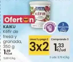 Eroski Kaiku - kéfir de fresa y granada oferta