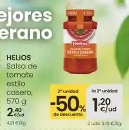 Eroski Helios - salsa de tomate estilo casero oferta