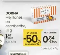 Eroski Dorna - mejillones en escabeche oferta