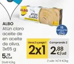 Eroski Albo - atun claro aceite de en aceite de oliva oferta