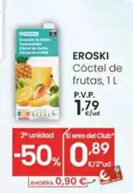 Eroski Eroski - coctel de frutas oferta
