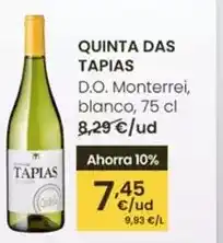 Eroski Quinta das tapias - d.o. monterrei/ blanco oferta
