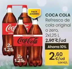 Eroski Coca-cola - refresco de cola original o zero oferta