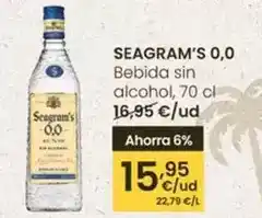 Eroski Seagram's - bebida sin alcohol oferta