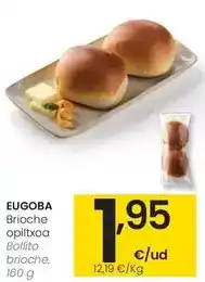 Eroski Eugoba - bollito brioche oferta