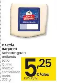 Eroski García baquero - queso mezcla semicurado cuna oferta