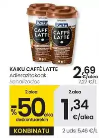 Eroski Kaiku - caffè latte oferta